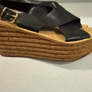 Black dolce vita wedge Sz 7